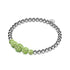 Bracelet Kikiballa en cascade de cristal | Palmier vert